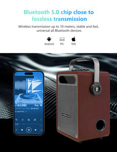 IHOMELIFEオールインワンカラオケスピーカーデュアルマイク入力リモコンプロフェッショナルオーディオポータブルデザインカラオケシステム - Product Image 5