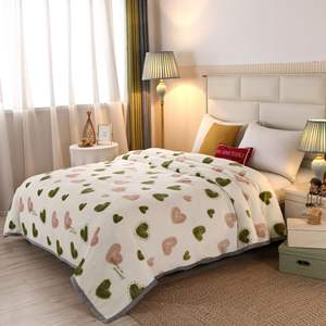 Vente chaude Logo personnalisable couleur unie emballage de boîte-cadeau de flanelle écologique couverture de sieste - Product Image 4