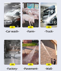 Nettoyeur Haute Pression Mobile Électrique de 160 bars pour Usage Commercial et Bâtiment, Machine à Laver la Voiture Moussante Professionnelle - Product Image 6