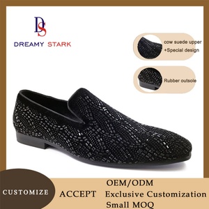 Chaussures habillées et Richelieu pour hommes, en cuir véritable, faites à la main en Italie, de haute qualité, confortables, à enfiler, peintes à la main, avec logo personnalisé, marque originale - Product Image 4