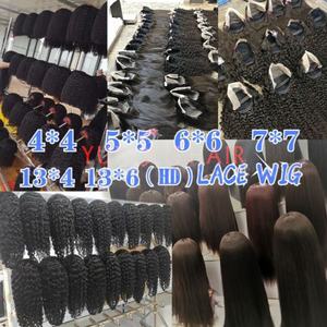 Cheveux humains vierges à 100 %, frisés, avec frange, pour une <span class=keywords><strong>tête</strong></span> entière, noirs, design tendance pour femmes - Product Image 5