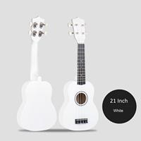 High Quality 21-Inch Four-String Hawaiian Wooden Guitar Colorful Early Education Musical Instrument for Beginners Basswood