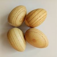 Vente chaude : EHN-46, shaker à œufs en bois couleur naturelle, maracas, instruments de musique jouets, instruments Orff