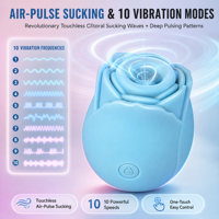 Vibrateur Rose Lumineux en Gros, Stimulateur Clitoridien Magnétique USB, Jouets Sexuels Lumineux pour Femmes