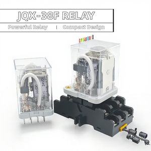 Relé Electromagnético Miniatura JQX-38F de Alta Potencia 30A/40A, Alta Corriente DC 12V 24V 48V/AC 220V, Sellado y Protegido - Product Image 2