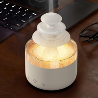 Humidificateur ultrasonique personnalisé avec simulateur de nuage de pluie pour l'aromathérapie et la diffusion d'huiles essentielles
