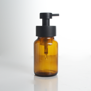 Nouveauté 150 ml 200 ml 250 ml <span class=keywords><strong>Bouteille</strong></span> de distributeur de <span class=keywords><strong>savon</strong></span> moussant en verre ambré pour <span class=keywords><strong>apothicaire</strong></span> - Product Image 2