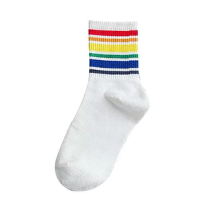 HUAMOO Rainbow Striped Gay Pride Socks Magnetic - View #11