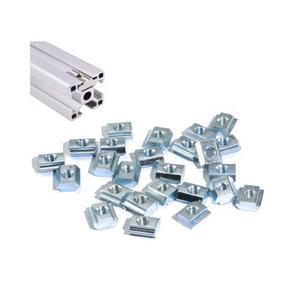 Écrou en T pour toutes les séries de profil en aluminium, idéal pour le marteau des pièces, 6 8 <span class=keywords><strong>10</strong></span>, coulissant, M4, M5, M6, M8, <span class=keywords><strong>10</strong></span> pièces au meilleur prix - Product Image 2