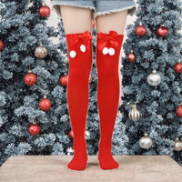 Chaussettes hautes tricotées pour femmes, motif rayé, idéales pour Noël et les fêtes, vente en gros, assortiment varié, best-seller
