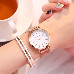 Montre-bracelet pour femme Hannah Martin, style minimaliste, quartz, sport, étanche, design professionnel, boîtier en alliage, prix abordable - Product Image 4