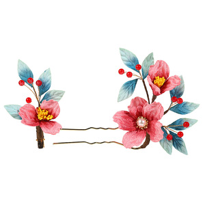 Diseño original, estilo nuevo, estilo antiguo, juvenil, horquilla china con flor en degradado rosa, bata de la mañana, maquillaje Hanfu, Hanfu - Product Image 5