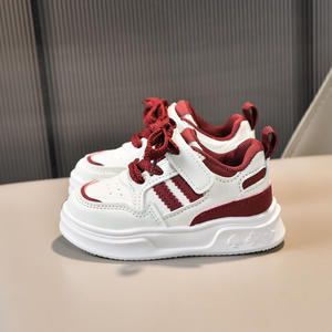 Chaussures basses à semelle épaisse pour garçons et filles printemps-automne 2025 - Chaussures de course décontractées respirantes à semelle souple pour la course à pied et la course de longue distance - Product Image 2