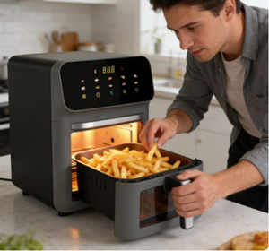 HY Nuevos Electrodomésticos de Cocina, Olla de Vapor Cosori, Freidora de Aire Instantánea XL de 30 Litros, Freidora Eléctrica Doble con Temporizador - Product Image 1