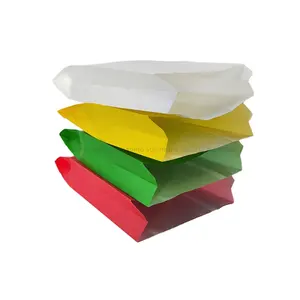 批发工厂供应商彩色小食品级纸袋快餐外卖定制标志免费设计