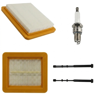 Kit d'entretien <span class=keywords><strong>filtre</strong></span> à <span class=keywords><strong>air</strong></span> et <span class=keywords><strong>filtre</strong></span> à carburant 17211-Z8B-901 compatible avec les moteurs <span class=keywords><strong>Honda</strong></span> GCV160 GCV170 GCV190 GCV200 GC190 HRN216 HRX217 pour <span class=keywords><strong>tondeuse</strong></span> à gazon - Product Image 1