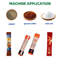 Machine d'emballage verticale à huit colonnes entièrement automatique en acier inoxydable à haute vitesse pour poudres avec scellage arrière