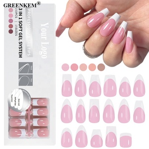 150 pièces boîte acrylique couverture complète 3 en 1 Gel doux UV <span class=keywords><strong>faux</strong></span> <span class=keywords><strong>ongles</strong></span> réutilisables 15 tailles Designer presse sur <span class=keywords><strong>ongles</strong></span> Art - Product Image 1
