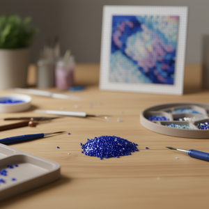 ILAN Diamante 5D 2.7mm 2200pz Strass Blu per Pittura Diamante - Product Image 3