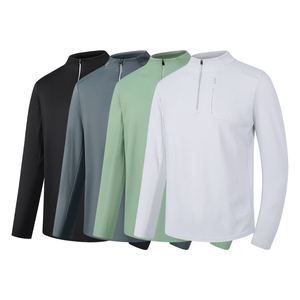 Camiseta de manga larga para correr con LICRA y poliéster con logotipo personalizado, ropa deportiva informal de alta calidad con impresión digital para hombre - Product Image 4