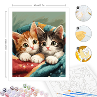 CHENISTORY Peinture par numéros moderne pour adultes, kits de peinture par numéros pour débutants, pour la décoration de la maison