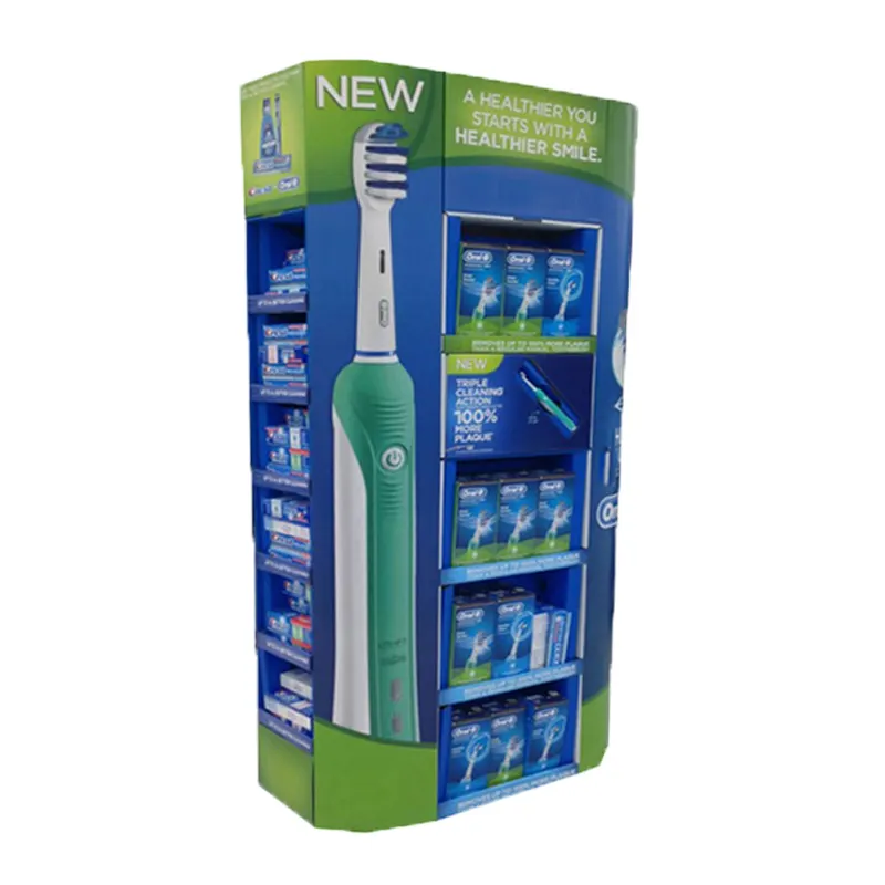 Neuer Paletten ständer für den täglichen Bedarf Großhandel Zahnbürste Display Geschenk karton Display Rack