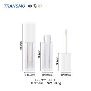 Tubos de Brillo Labial de 5 ml, Tubos de Brillo Labial de Colores Personalizados con Aplicador, Tubos Vacíos Exprimibles, Botellas de Plástico con Serigrafía - Product Image 2