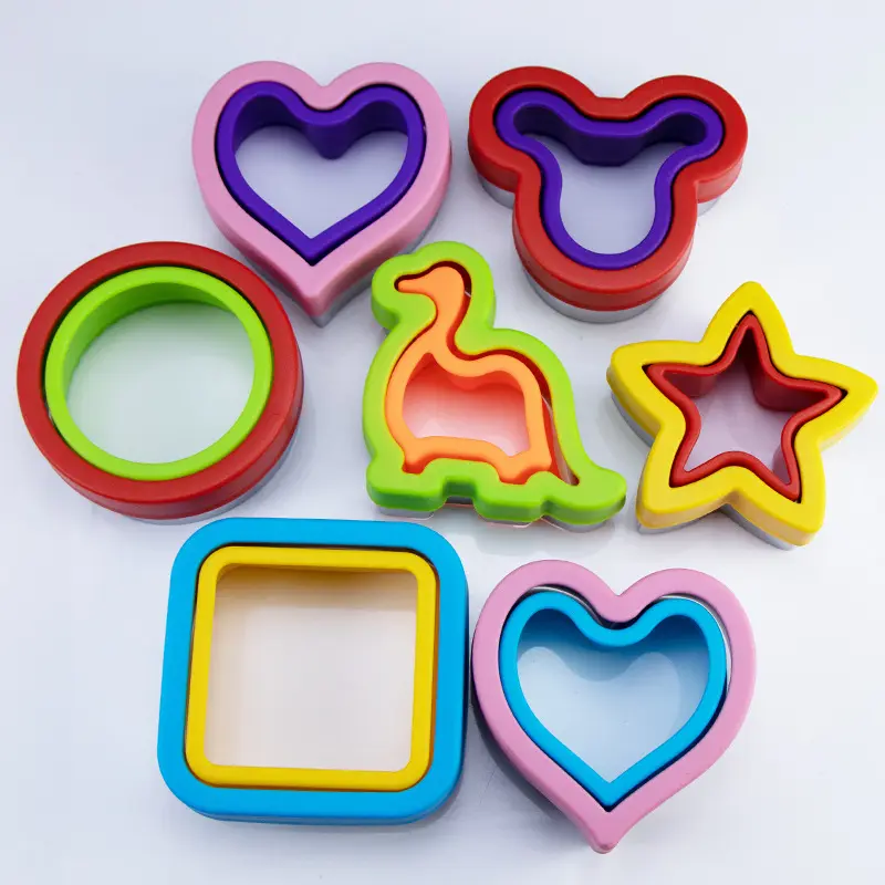 NEW LIVE 35 Pack Cookie Cutters Vegetable Fruit Cutter Shapes Stamps Mold  Mini Cookie Cutters