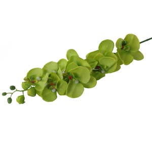 Flor Artificial de seda orquídea Phalaenopsis, venta al por mayor para decoración de estudio fotográfico de fiesta en casa - Product Image 6