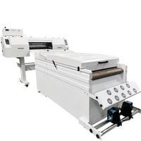 Nueva Impresora de Inyección de Tinta DTF de 4 Cabezales 3200, Plotter Digital Automático de 60 cm para Películas PET, Impresora de Camisetas de Alta Estabilidad con Tinta de Pigmento, 1 Año de Garantía