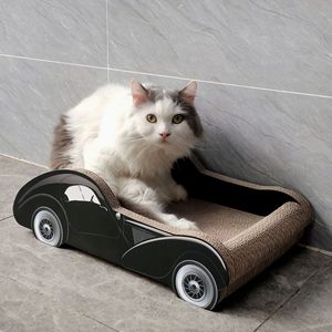 Rascador para Gatos en Forma de Coche Deportivo Rojo, Túnel de Papel con Diseño de Dibujos Animados, Juguete para Gatos para Combatir el Aburrimiento - Product Image 6