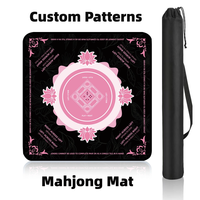 Tapis de jeu de mahjong américain haut de gamme personnalisé, antidérapant, insonorisant et lavable pour usage domestique – Offre spéciale