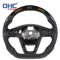 Volant LED pour Seat Leon Cupra en Fibre de Carbone avec Affichage Moteur