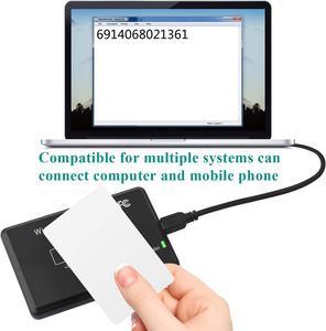 Usb 125Khz 13.56mhz rfd nfc निकटता आईडी कार्ड कीफॉब रीडर एब्स सामग्री ड्राइवर प्लग और प्ले - Product Image 5