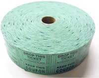 Billets de loterie personnalisés avec logo imprimé en code-barres, 180g, pour machines de jeu, 500 pièces, accessoires pour écouteurs de téléphone portable