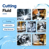 Fluide de coupe écologique à faible odeur pour produits chimiques industriels, liquide de refroidissement métallique à longue durée de vie pour l'usinage quotidien en atelier