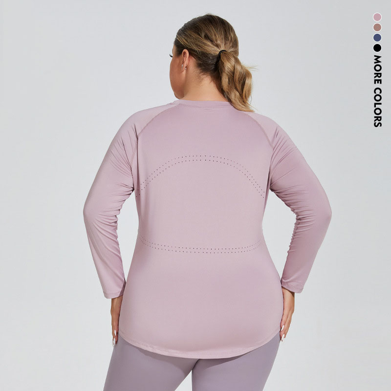 Plus Size Lightweight Cool Feel Mesh Quick Drying Breathable Women Sport Gym Yoga Tops Loose Casual Loungewear T-Shirts