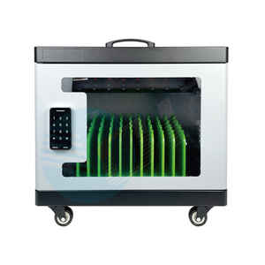 OEM Cabinet Trolley Lock 10-45 Outputs Multiple Phone IPad Notebook Charging Cabinet Laptop Charging Cart