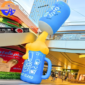 Inflatable phim hoạt hình bia có thể không khí mô hình đạo cụ trang trí cho các hoạt động sáng tạo trong trung tâm mua sắm ngoài trời, công viên và danh lam thắng cảnh - Product Image 2