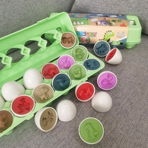 Giocattolo per bambini che imparano la valigia del gioco Little Beautiful Baby Mini modello assortito Set Twisted Egg Dinosaur Toys For Kids - Product Image 4