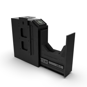 Biometrischer Slider Safe Handgun Safe für Nachttisch Fingerprint Lock Gun Safe
