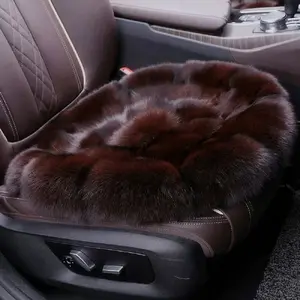 CX-D-35H舒适的皮草地毯狐狸皮草坐垫椅子沙发地板汽车坐垫