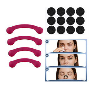 Perangkat Anti dengkuran strip yang benar pembuka hidung kekuatan ekstra untuk pernapasan tidur strip hidung magnetik untuk mendengkur - Product Image 1