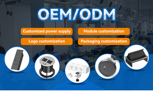 2 AC anh Outlet Ổ cắm điện với USB sạc Hidden Kết nối Bàn Ổ cắm điện cho văn phòng bảng/Máy tính để bàn <span class=keywords><strong>Pop</strong></span> Up Ổ cắm điện - Product Image 6