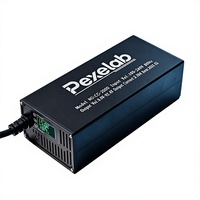 9,6-92,4V 2-10A Einstellbare Spannung/Stromstärke DC/AC Aluminium-Autoladegerät mit OLP/OCP/Überladeschutz Schnellladung für