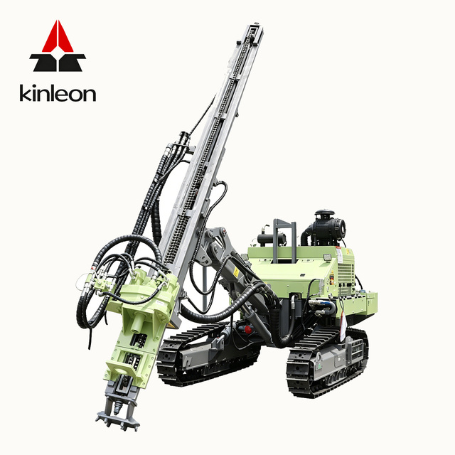 KL712 Down-the-Hole Drill Rig 30m Drilling 4.5-23m/min Air Consumption Crawler Type Gear Pump Diesel Engine High Efficiency