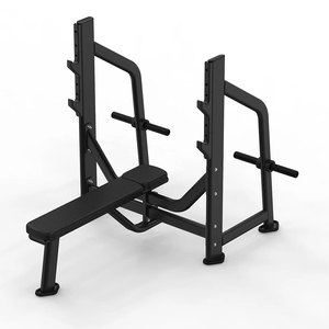 Soporte para Barras HQ6633 con Almacenamiento de Pesas, Banco y Prensa de Pecho para Gimnasios Comerciales y Uso Doméstico - Product Image 1