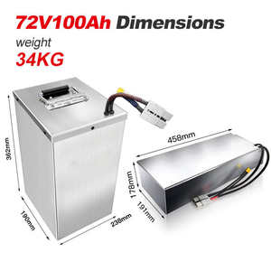 カスタマイズされたAgv Ebikeバッテリー大きな電圧48V 60V 72V 30Ah 40Ahイオン大容量電動自転車オートバイ用バッテリーパック - Product Image 2