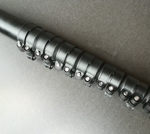 Poteau télescopique extensible en aluminium Fabricant/kit de nettoyage de vitres télescopiques à long manche avec brosse pour poteau alimenté en eau - Product Image 6