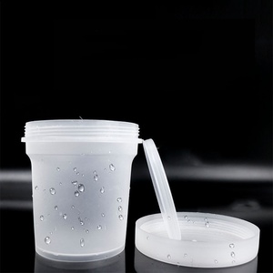 Cấp thực phẩm nhựa <span class=keywords><strong>PP</strong></span> 100ml-700ml bán trong suốt bánh lọ với vít nắp để lưu trữ và trình bày - Product Image 4